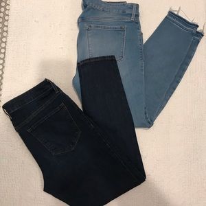 Old Navy Rockstar skinny jeans (2 pairs)